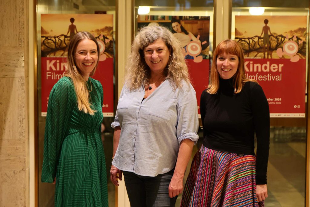 Festivalleiterinnen Anna Hofmann, Elisabeth Lichtkoppler und Ines Wagner